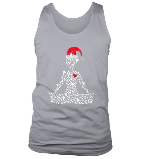 Girl Yoga Merry Christmas Tank Top Unisex