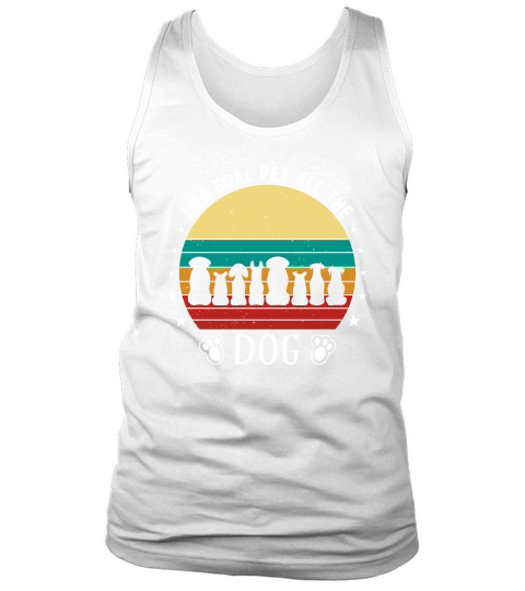 Life Goal Pet All The Dogs Vintage Tank Top Unisex