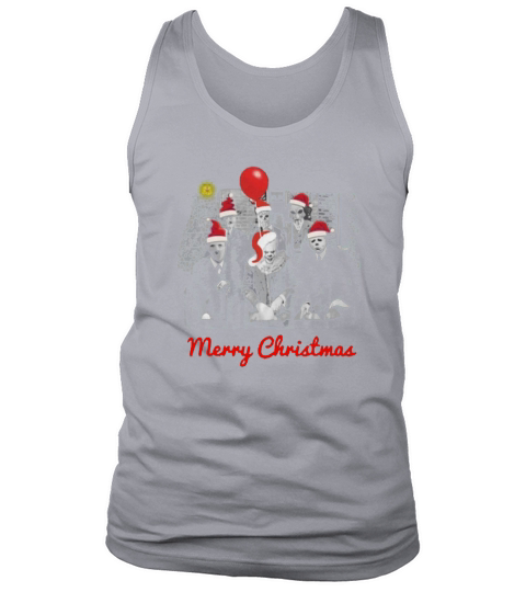 Merry Christmas Santa Horror Characters Tank Top Unisex