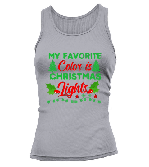 My Favorite Color is Christmas Lights  2 Tank top Woman