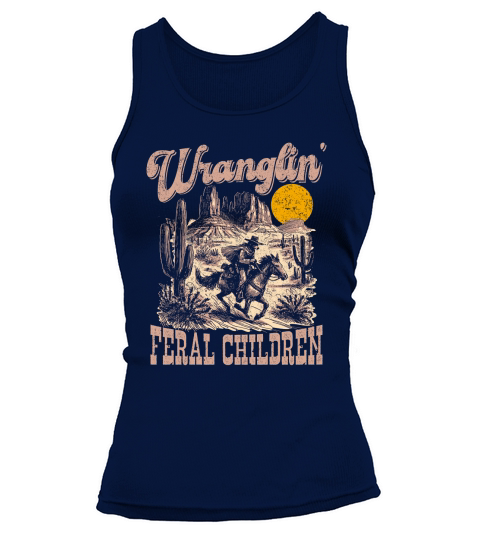 Raccoon Cowboy Color Tank top Woman