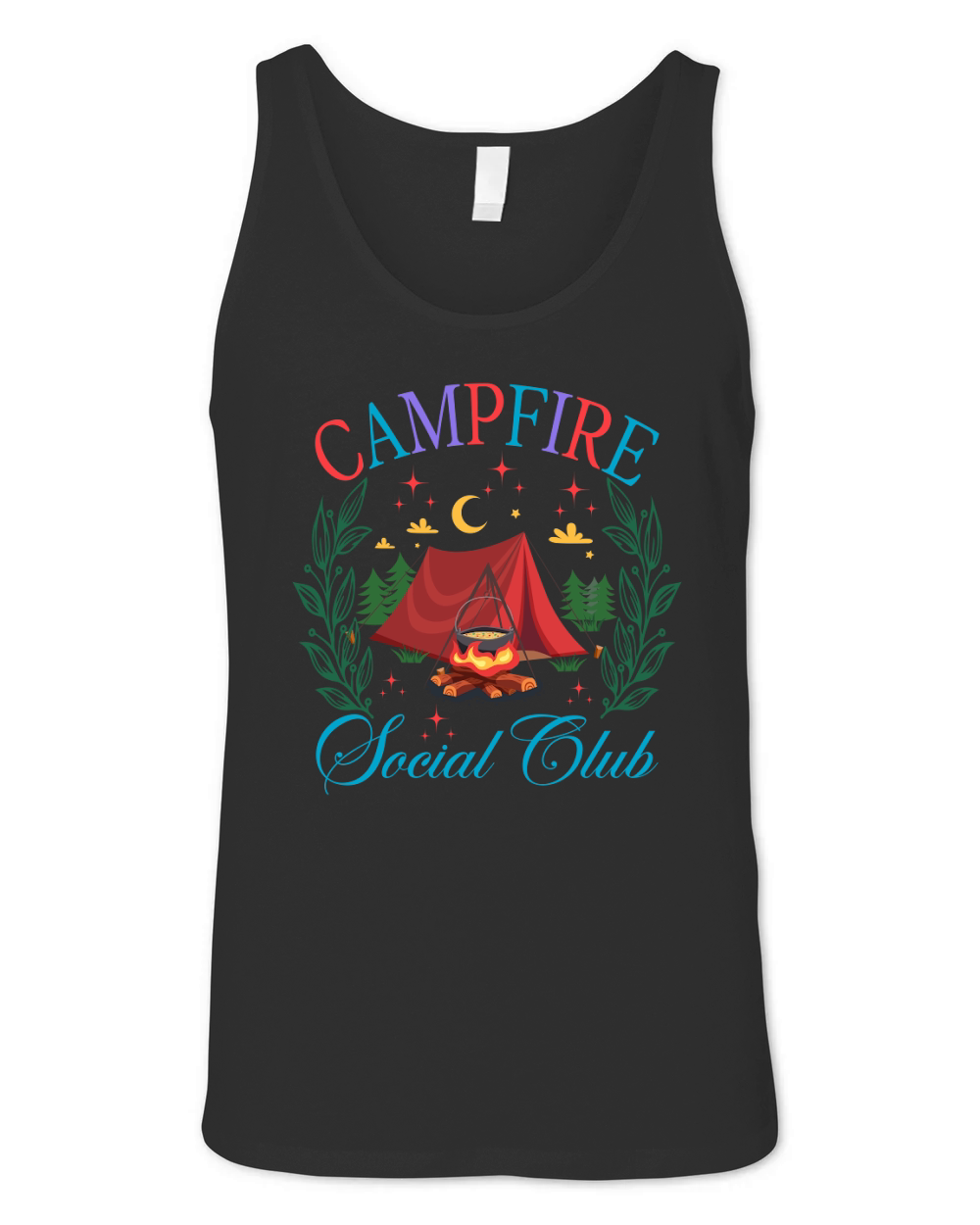Campfire Social Club Camping 02 Unisex Jersey Tank