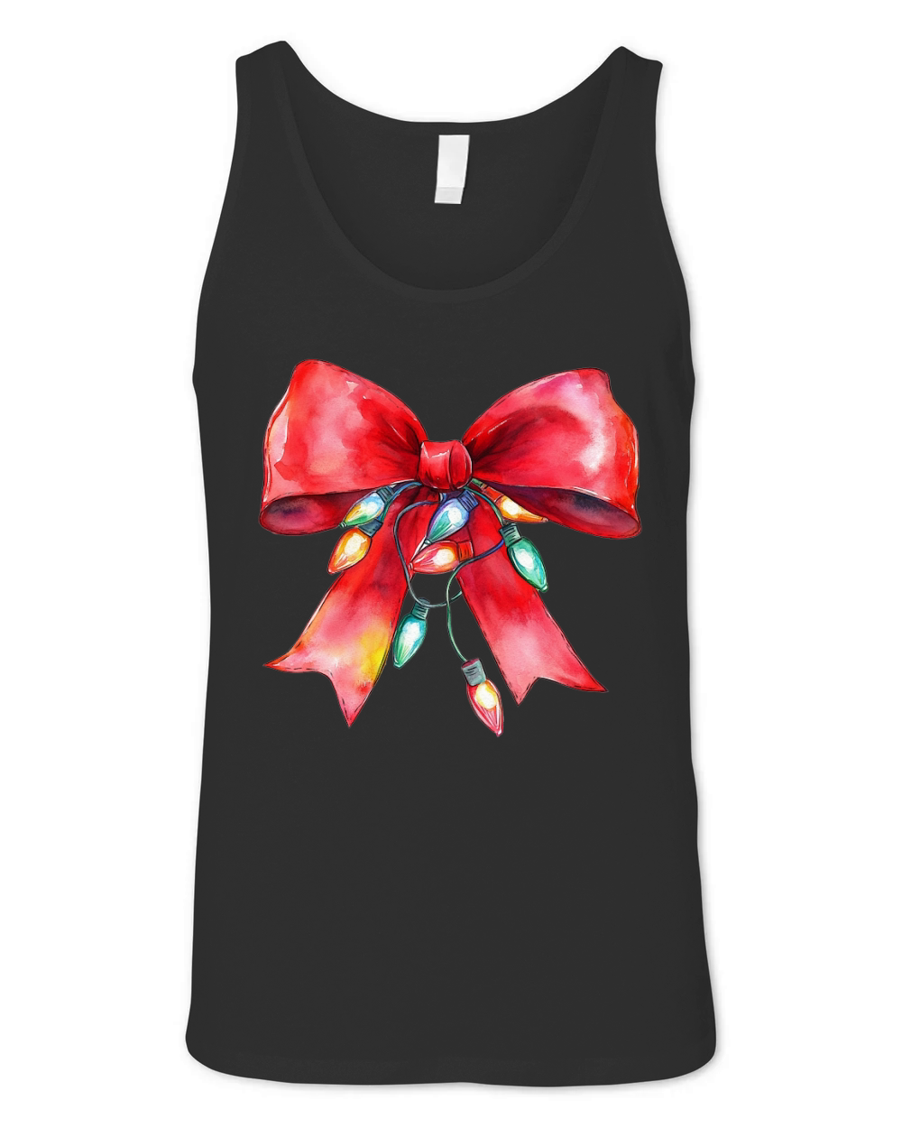 Christmas Bow 7 Unisex Jersey Tank