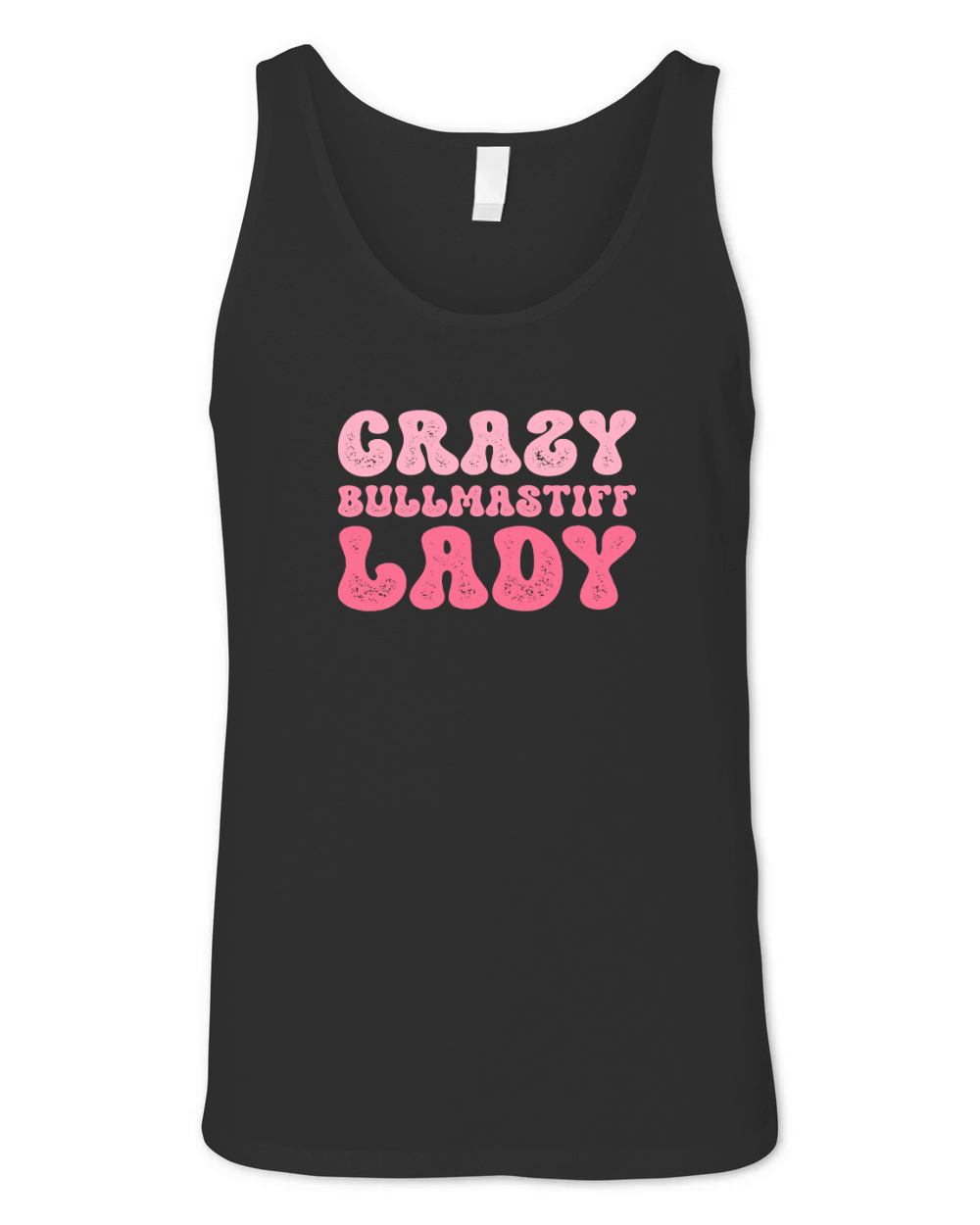 Crazy Bullmastiff Lady 1 Unisex Jersey Tank