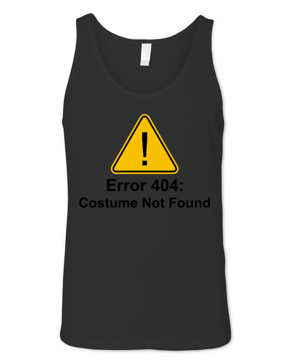 Error 404 Halloween Costume Not Found Unisex Jersey Tank