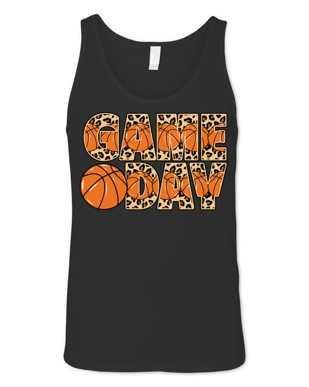 Game Day Leopard Basketball Unisex Jersey Tank