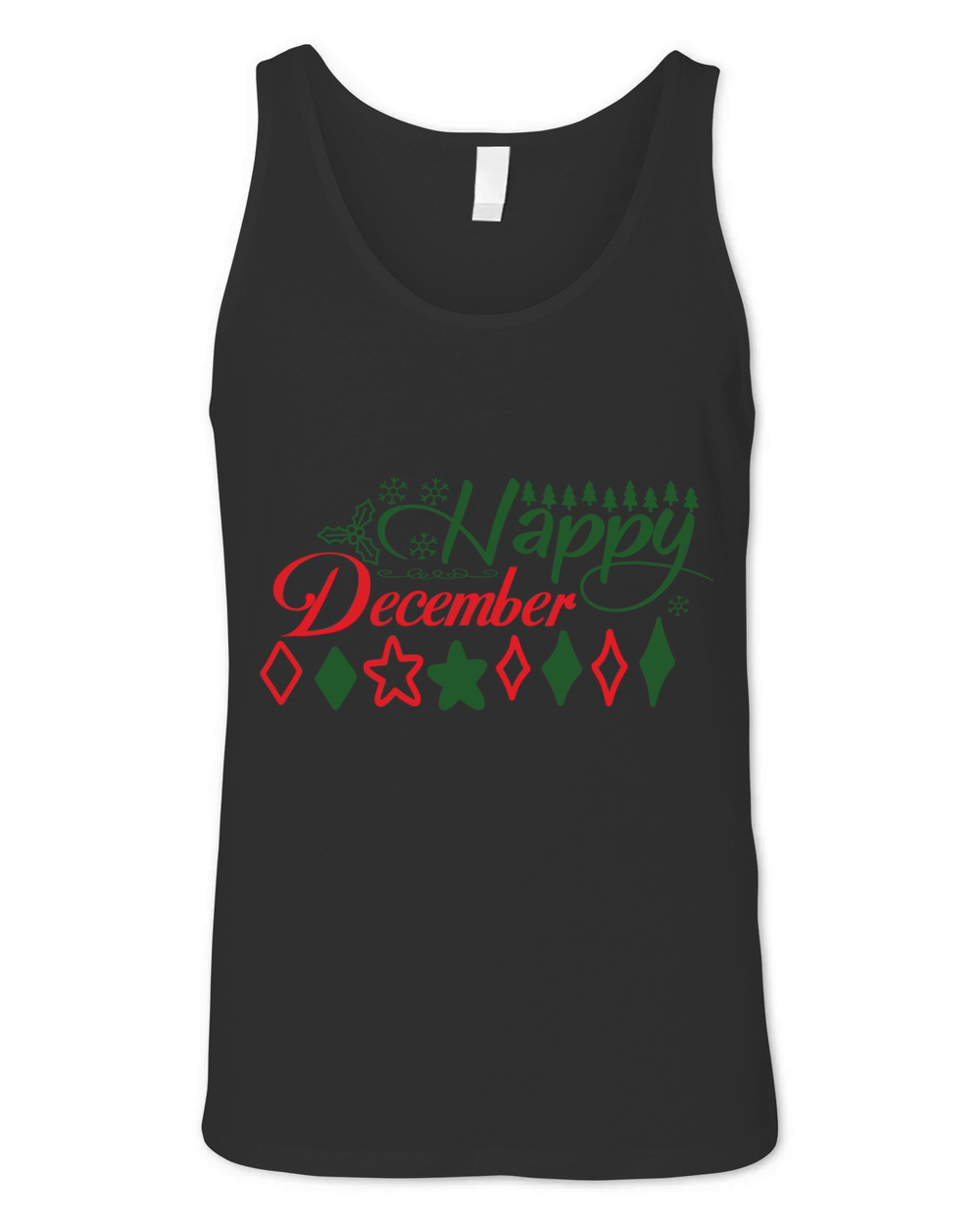 Happy December Unisex Jersey Tank