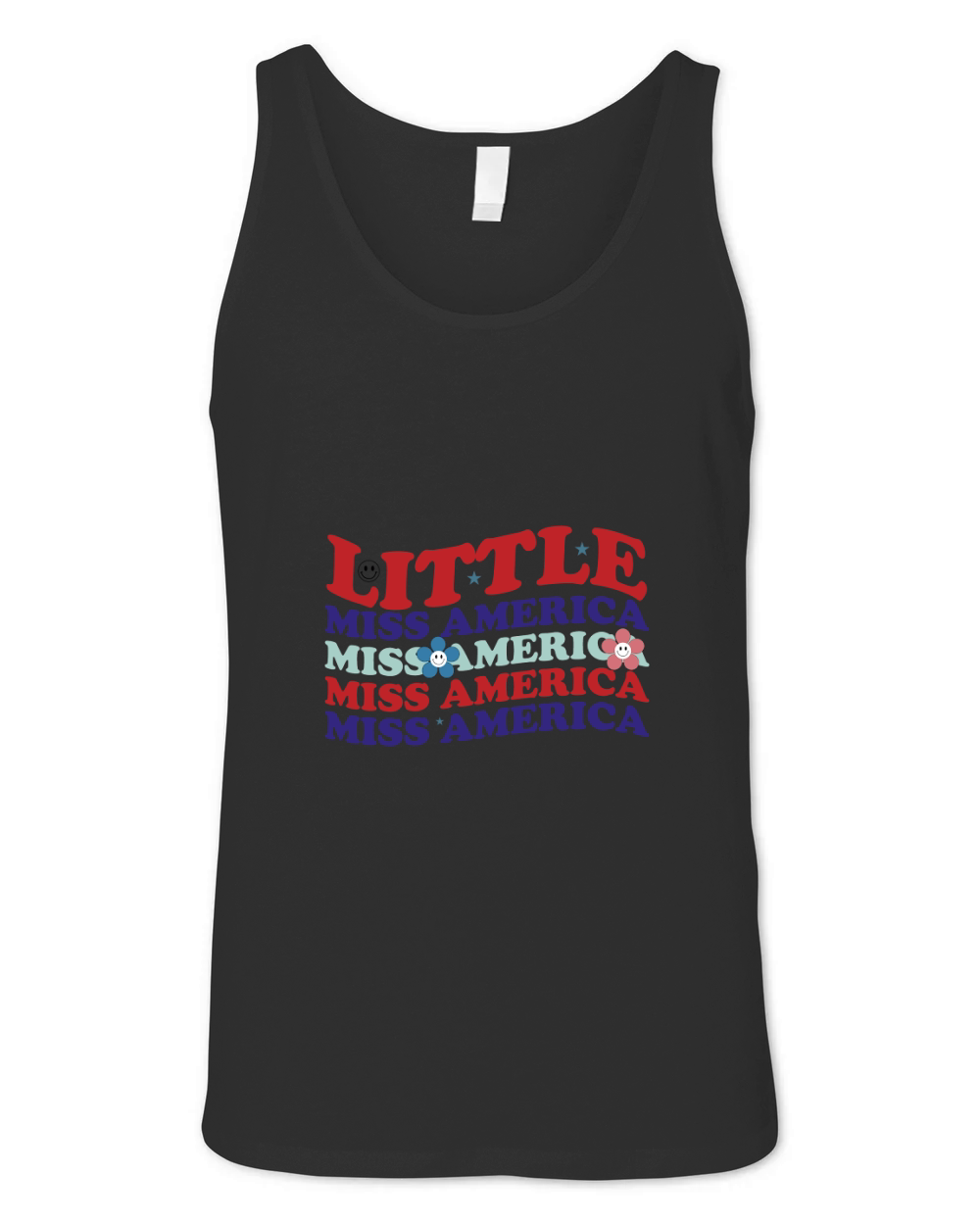 Little Miss America Unisex Jersey Tank