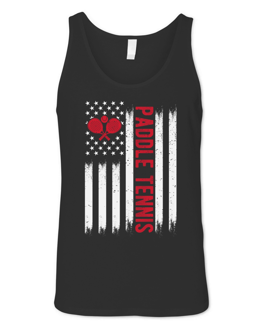 Usa Flag Paddle Tennis Unisex Jersey Tank
