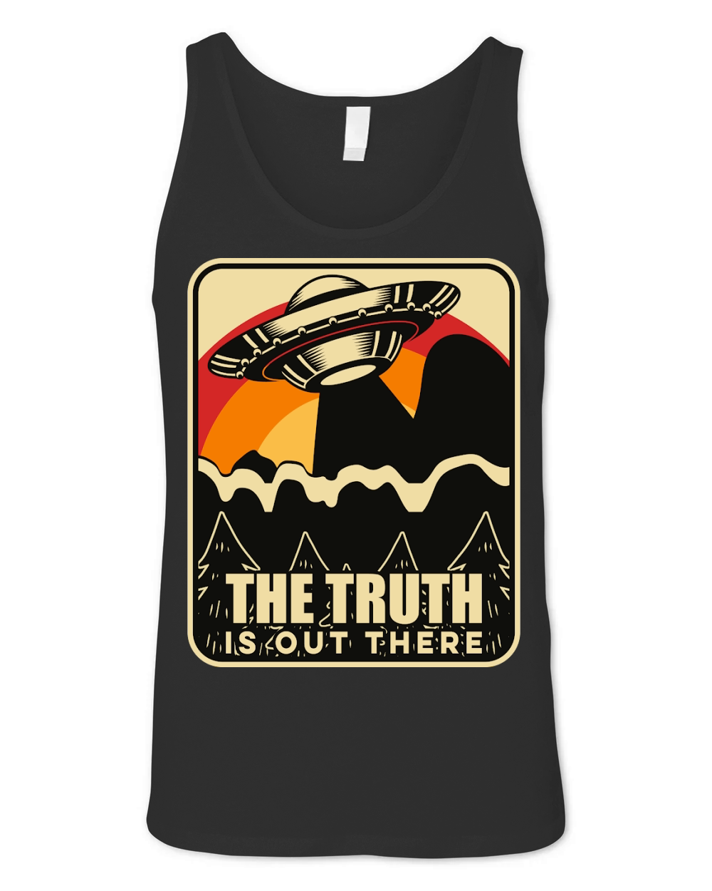 Vintage UFO Alien the Truth is out there Unisex Jersey Tank