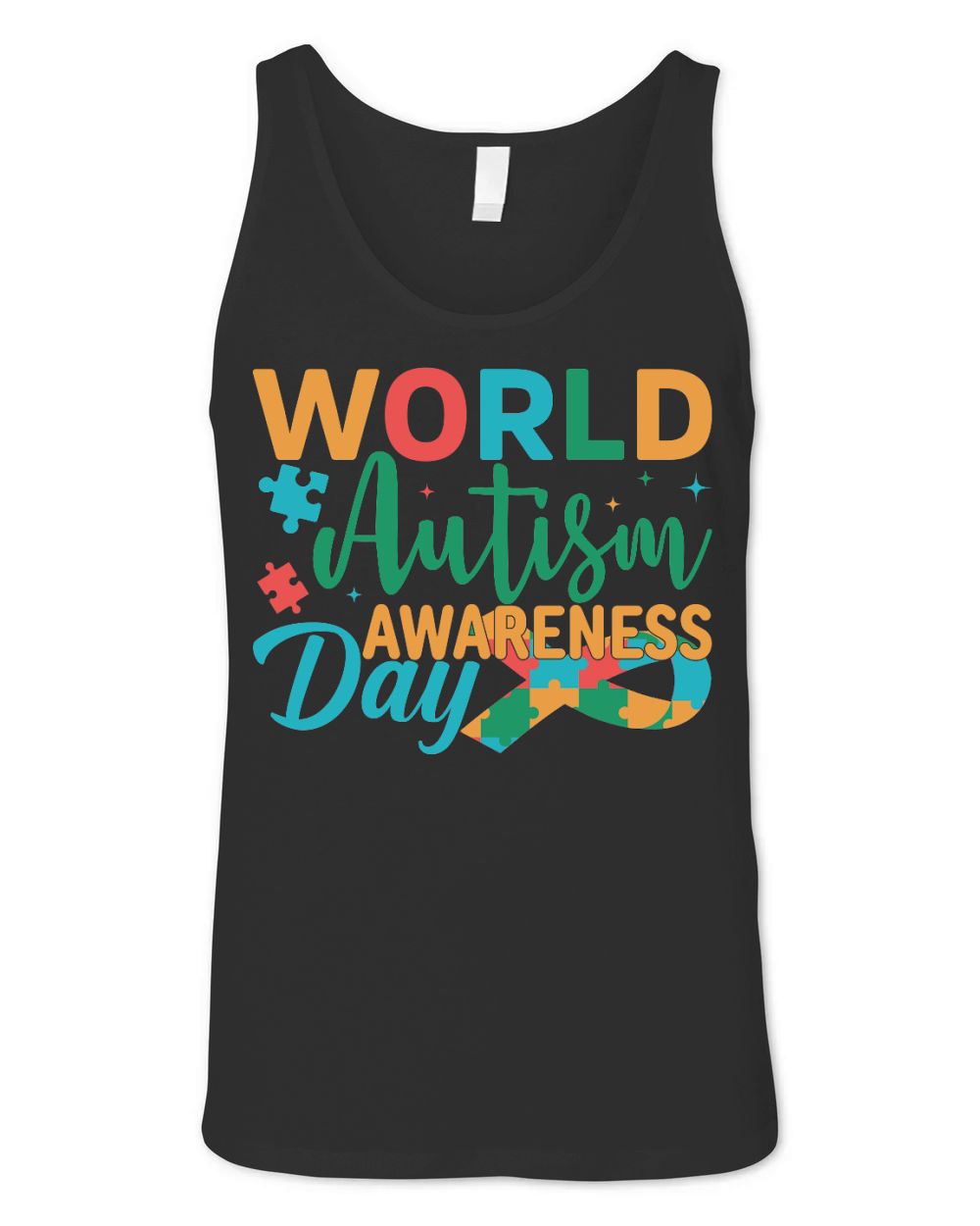 World Autism Awareness Day Unisex Jersey Tank