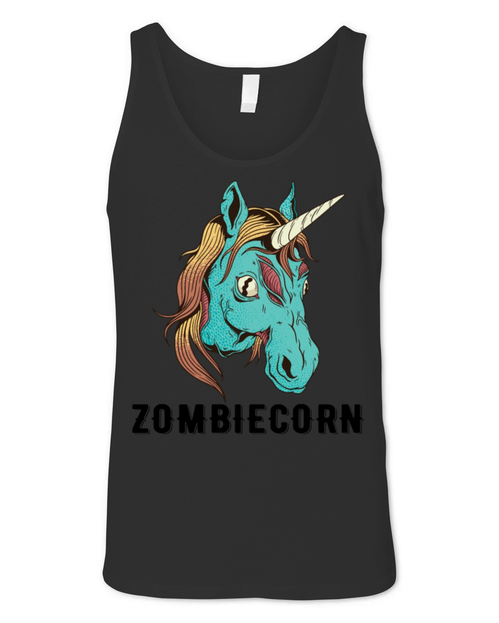 Zombie Unicorn Unisex Jersey Tank