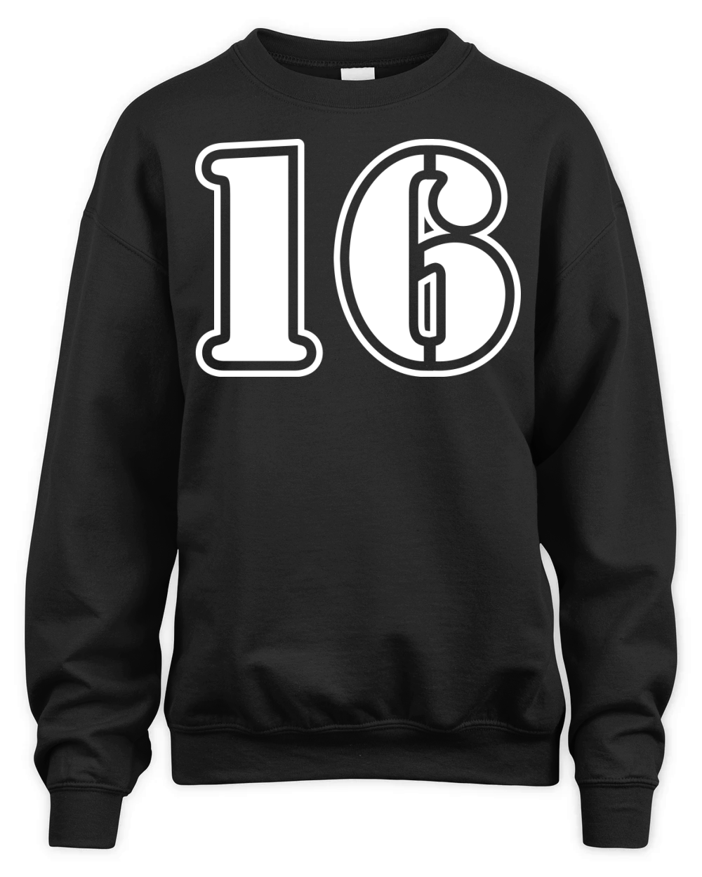 16 Number symbol Unisex Premium Crewneck Sweatshirt