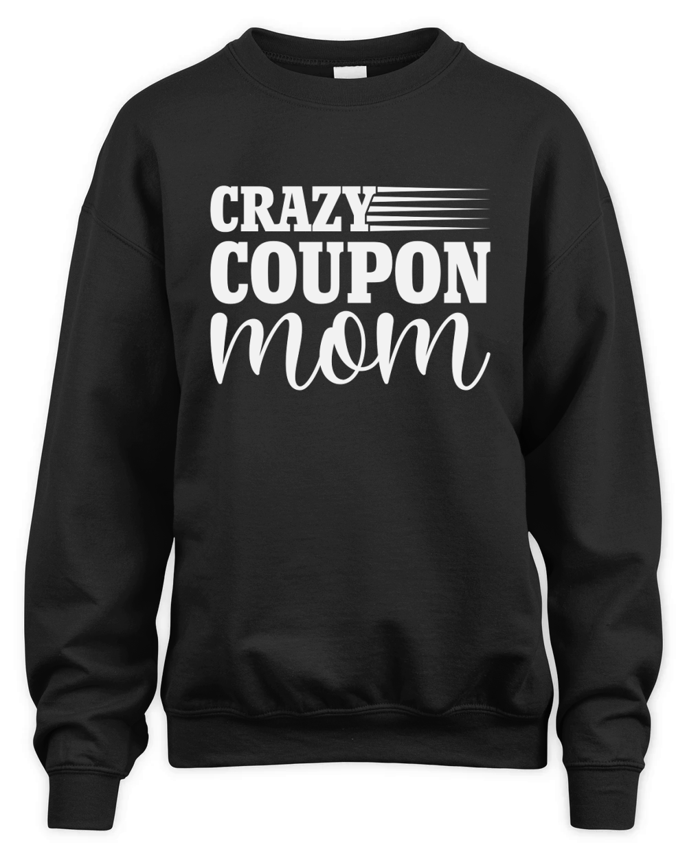 Crazy coupon mom Unisex Premium Crewneck Sweatshirt