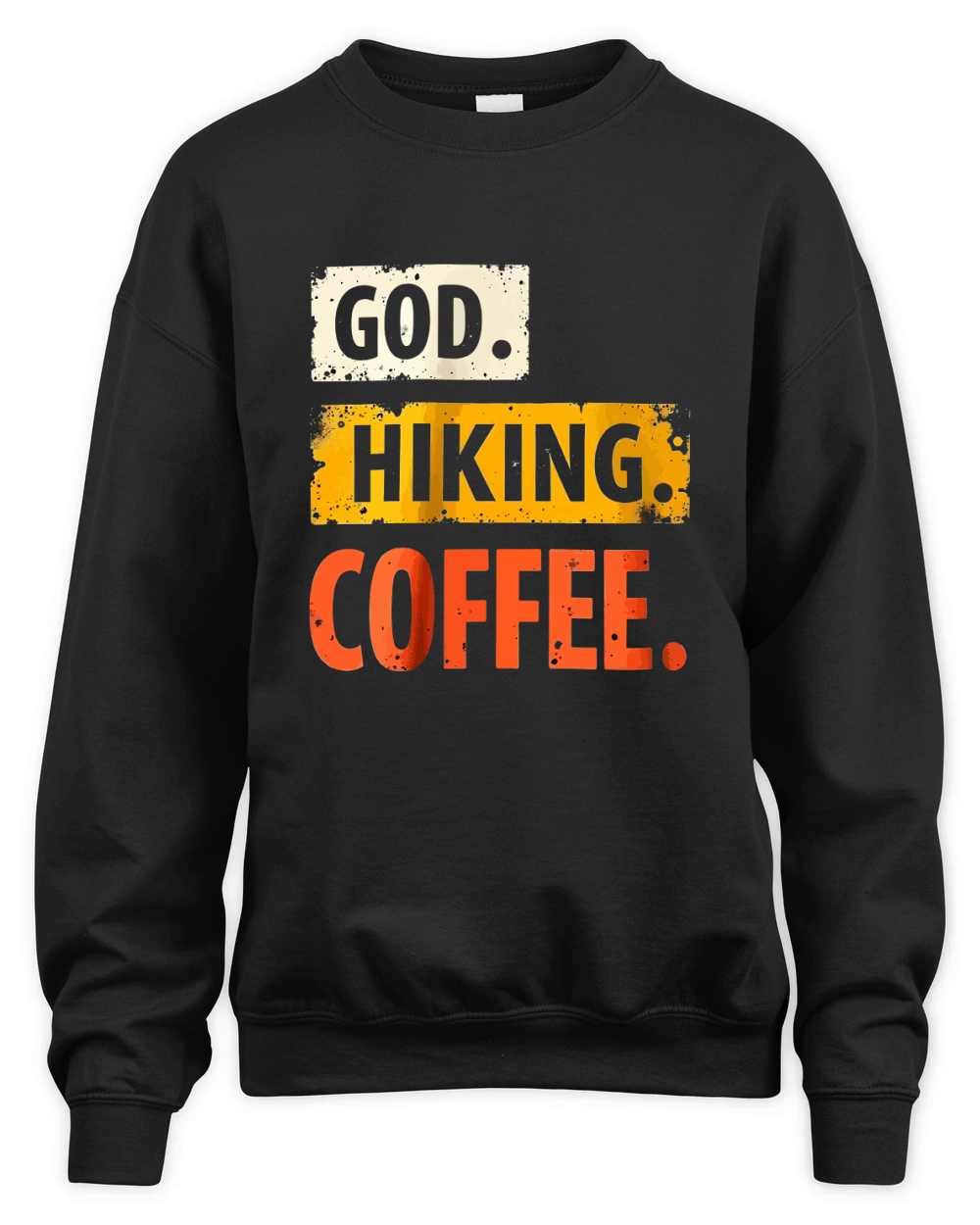 God hiking coffee Unisex Premium Crewneck Sweatshirt