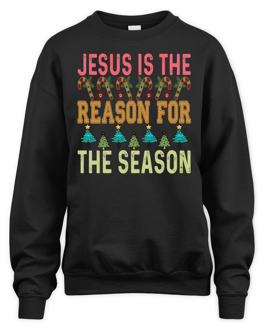Jesus is the Reason for the Season ,christmas Unisex Premium Crewneck Sweatshirt