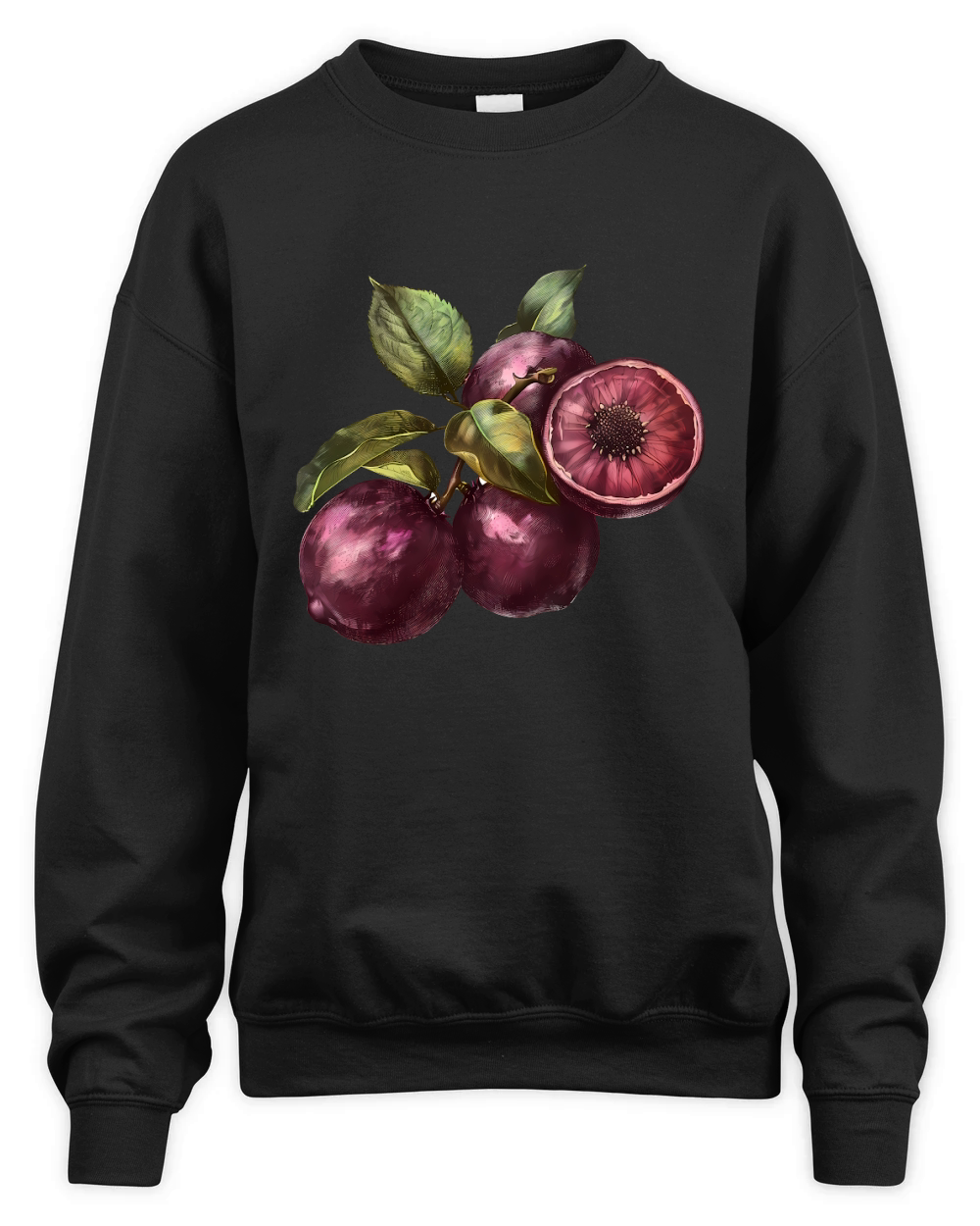 Mangosteens Queen of Fruits Vintage Unisex Premium Crewneck Sweatshirt