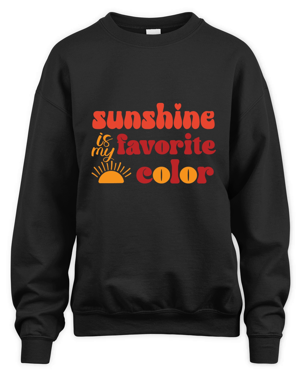 Sunshine is my favorite color Unisex Premium Crewneck Sweatshirt