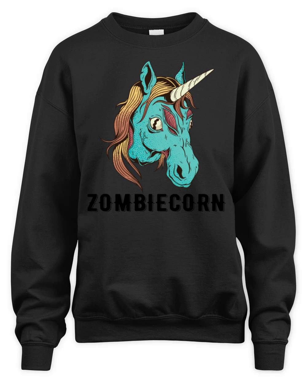 Zombie Unicorn Unisex Premium Crewneck Sweatshirt