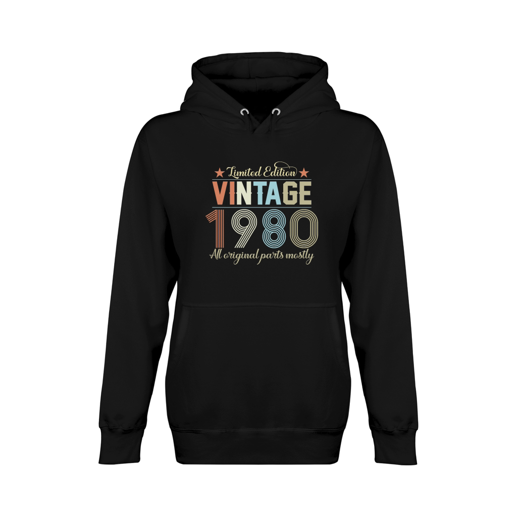 Birthday   Limited Edition Vintage 1980 Unisex Premium Pullover Hoodie