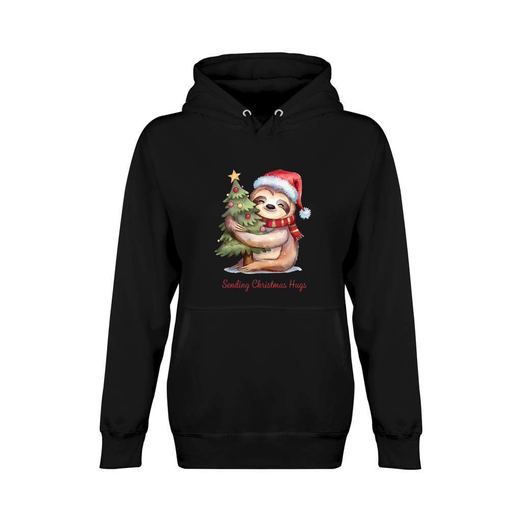 Sending Christmas Hugs Vintage Christmas 02 Unisex Premium Pullover Hoodie