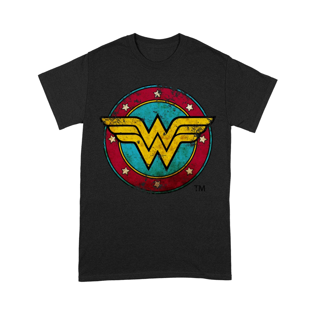 Wonder Woman Logo Distressed Unisex T-Shirt