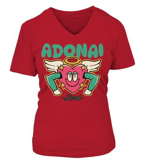 Adonai Lord V-neck T-Shirt Woman