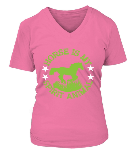 Horse is My Spirit Animal V-neck T-Shirt Woman