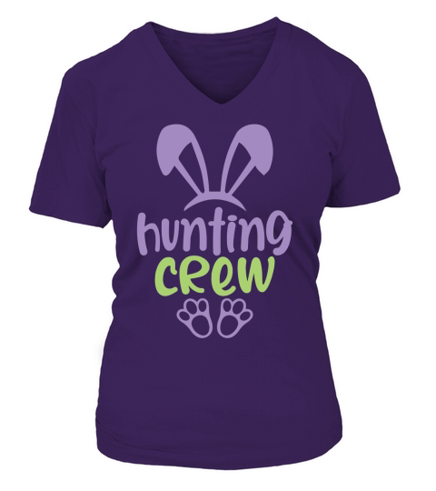 Hunting crew V-neck T-Shirt Woman