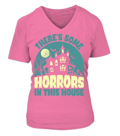 Theres Some Horrors In This House V-neck T-Shirt Woman