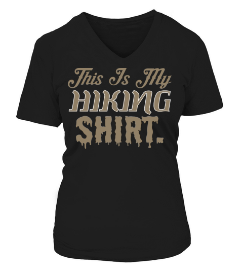 This Is My Hiking Shirt V-neck T-Shirt Woman