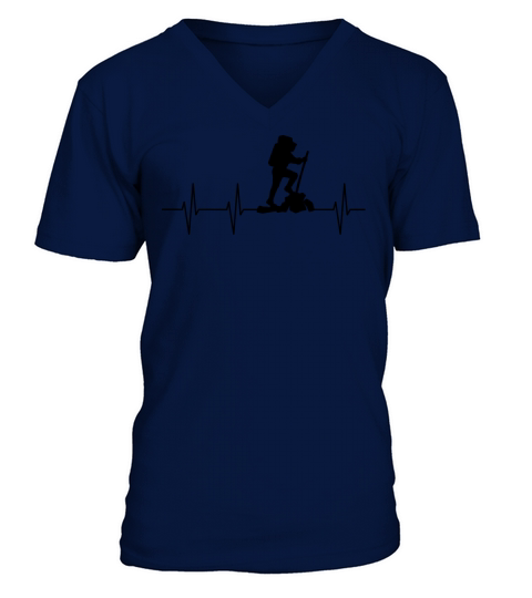 Hiking Nature Outdoor Mountain Sports V-Neck T-shirt