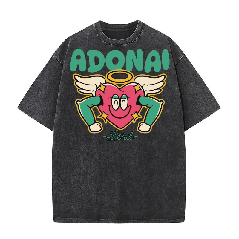 Adonai Lord Washed T-Shirt
