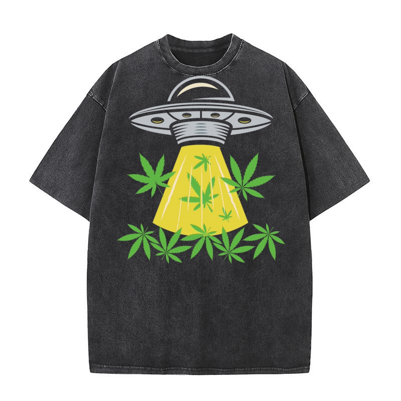 Aleain 2 Cannabis Washed T-Shirt