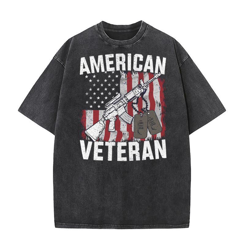 American veteran 1.01 Washed T-Shirt