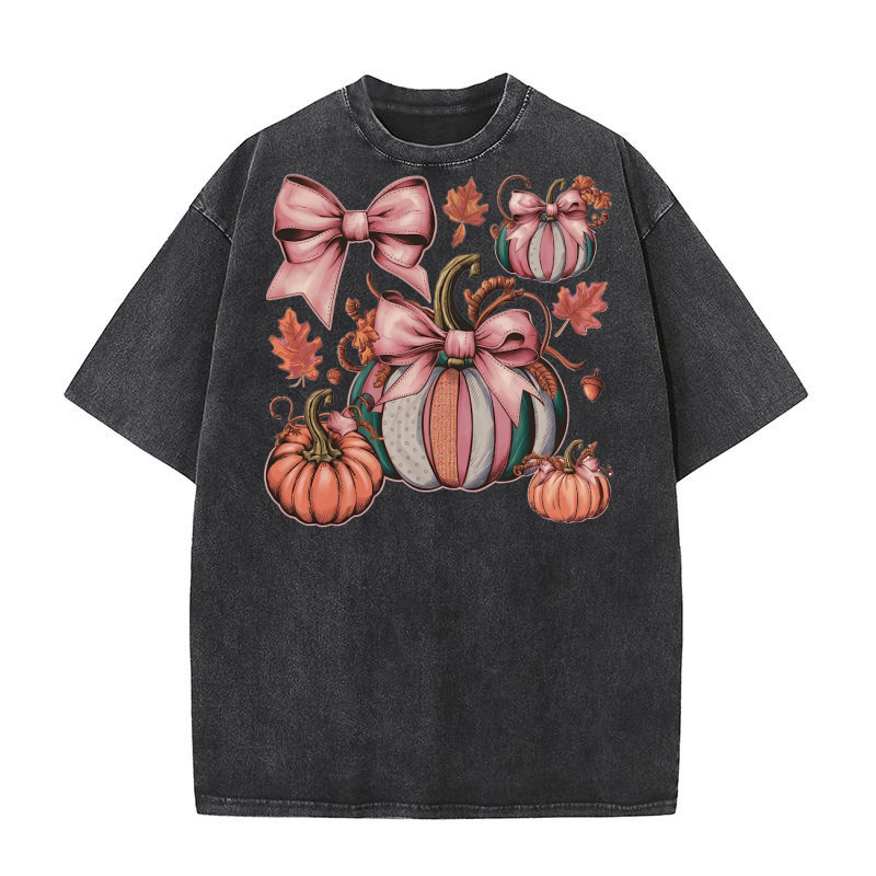 Fall pumpkin Autumn3 Washed T-Shirt