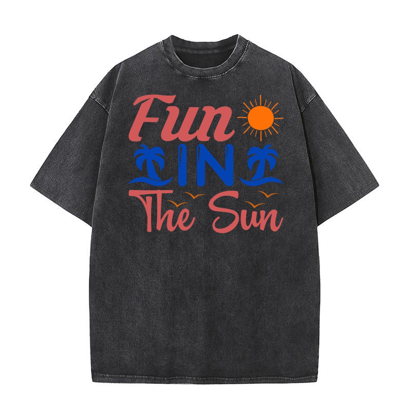 Fun in the sun 1 Washed T-Shirt