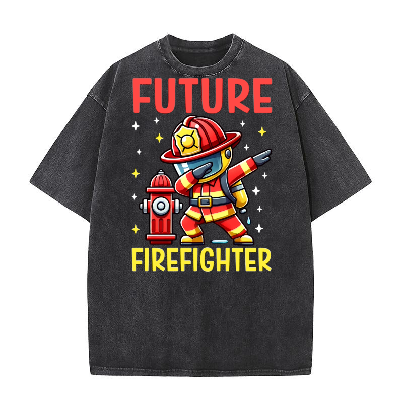 Future Firefighter Washed T-Shirt