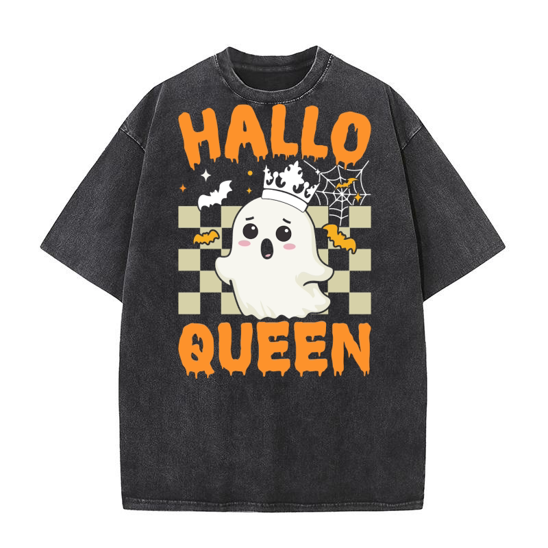 hallo queen (2) Washed T-Shirt