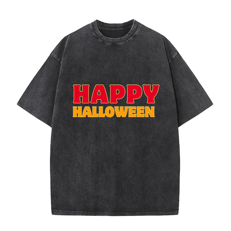 Happy Halloween Washed T-Shirt