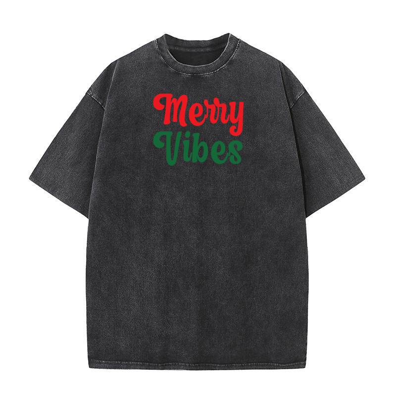 Merry Vibes 9 03 Washed T-Shirt