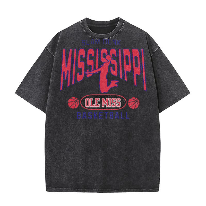 Mississippi Ole Miss Rebels Washed T-Shirt