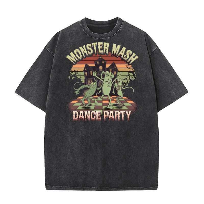 MONSTER MASH DANCE PARTY Washed T-Shirt