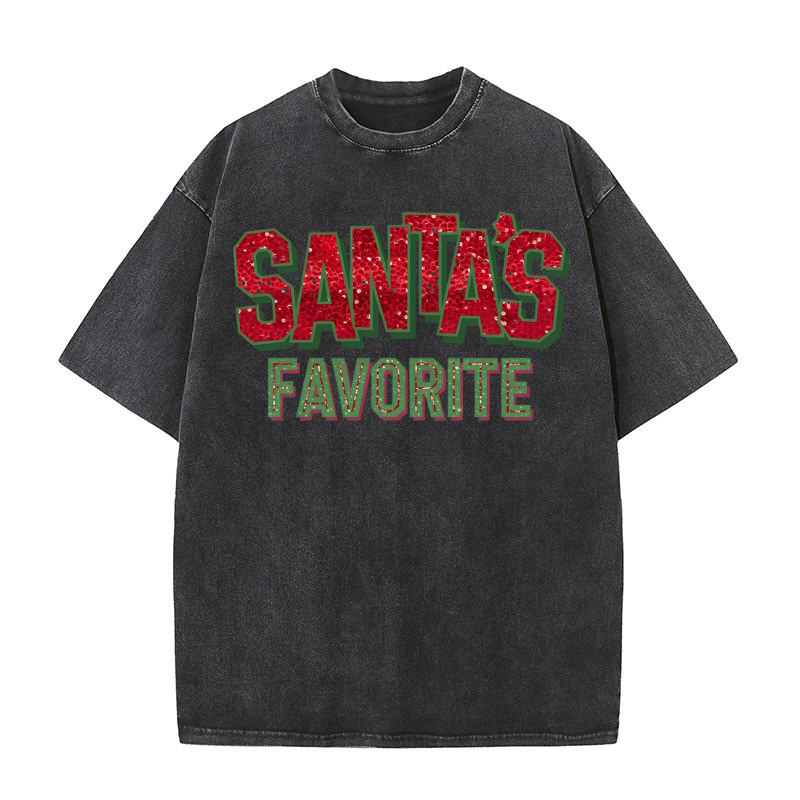 Santas favorite 4 Washed T-Shirt