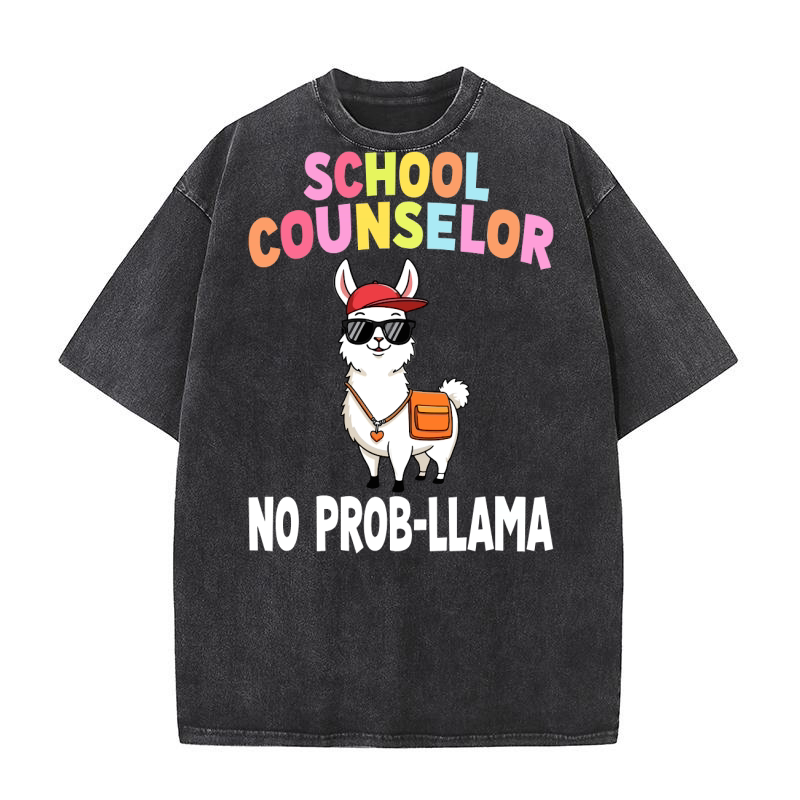 School counselor Washed T-Shirt
