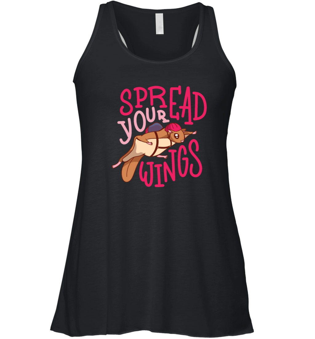 FLYING SQUIRREL QUOTE Women's Flowy Tank Top