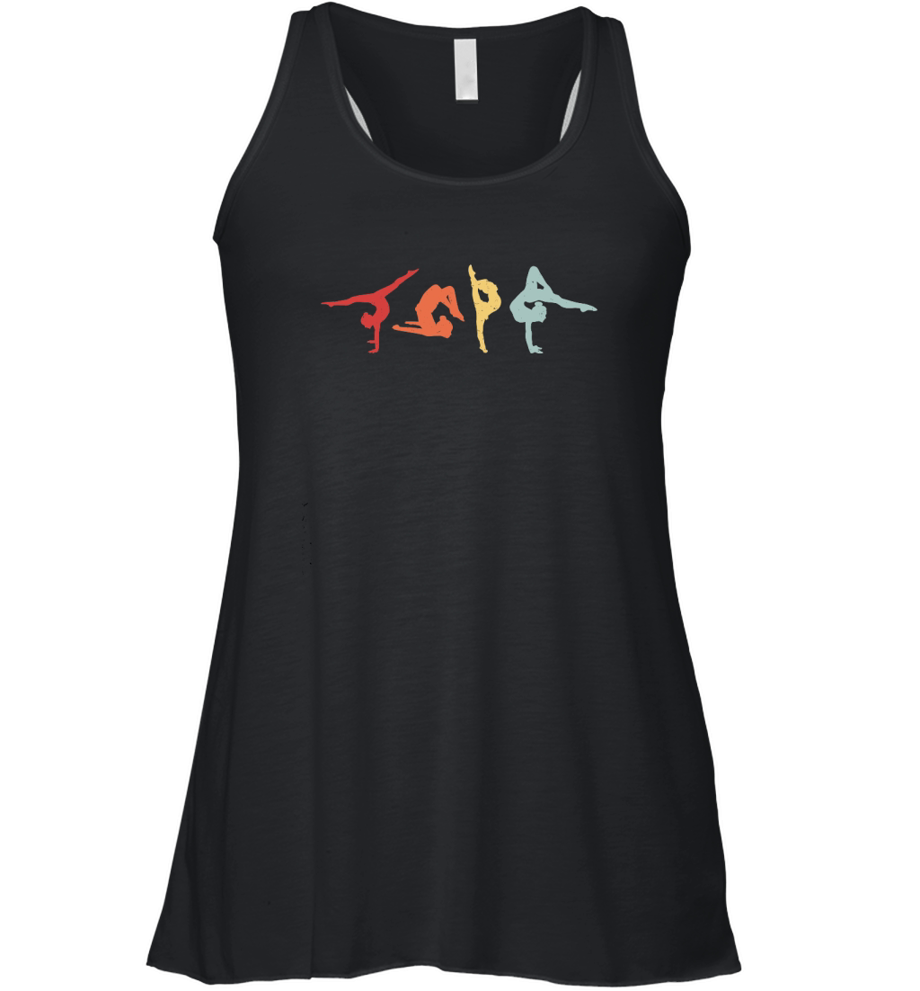 Gym Retro Vintage Women's Flowy Tank Top