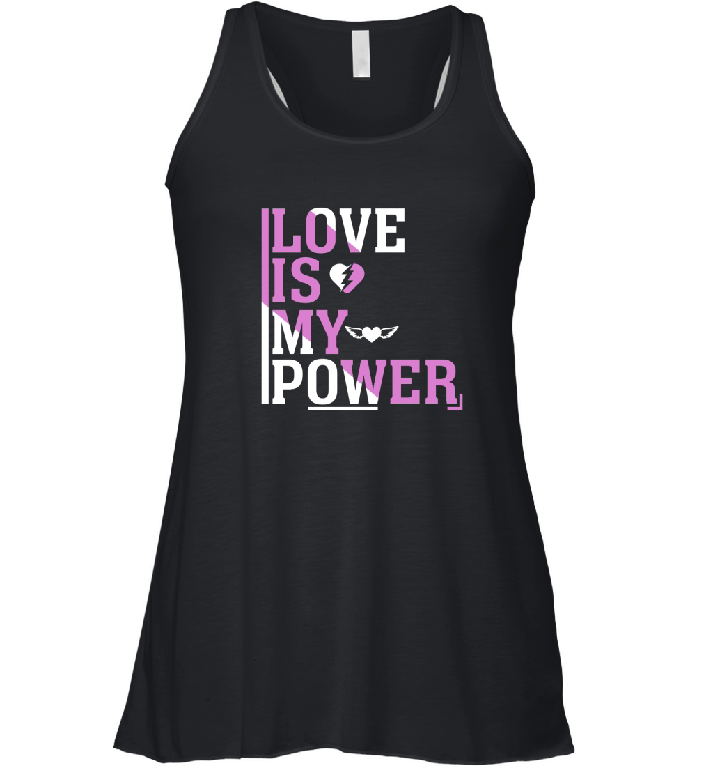 love is my power Women's Flowy Tank Top