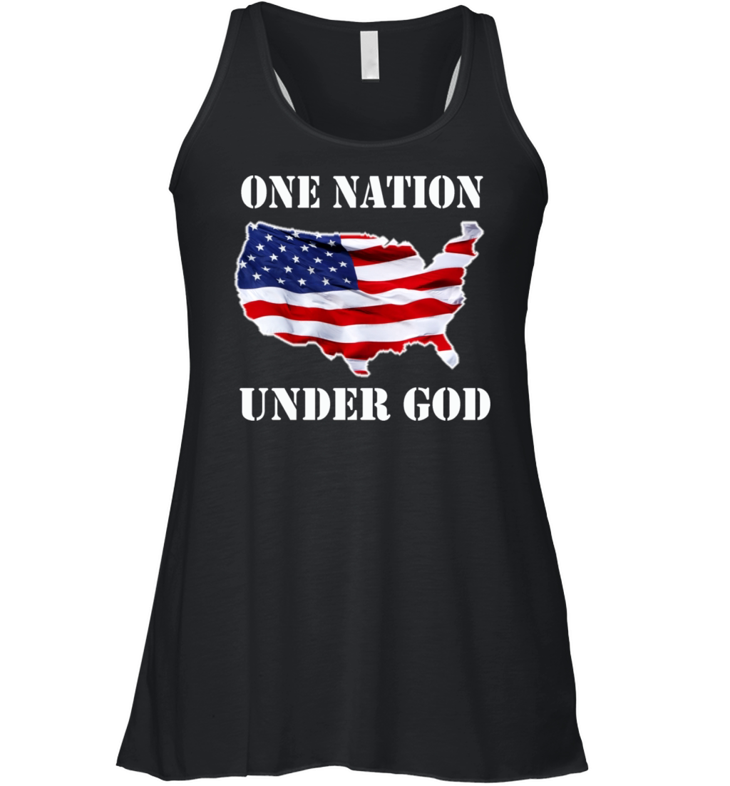 ONE NATION UNDER GOD Women's Flowy Tank Top