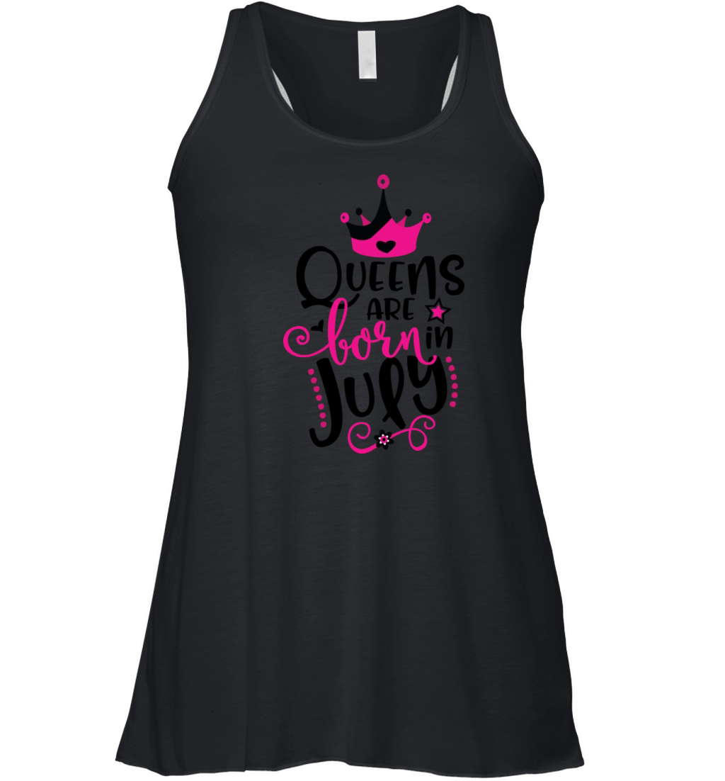 Queens Are Born In July Women's Flowy Tank Top